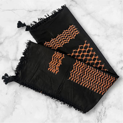 Keffiyeh Shemagh Scarf for Men – Tactical Military Desert Head Wrap | Traditional Palestinian Arafat Scarf