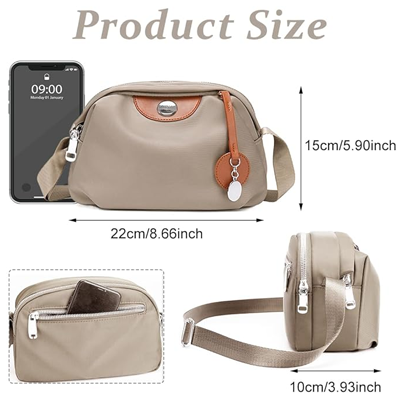 Women Crossbody Bag Casual Nylon Daily Bag