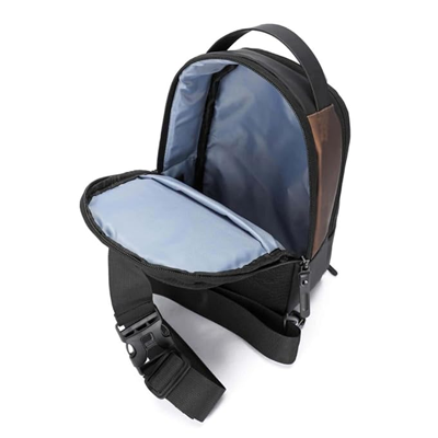 Waterproof Polyester Slim Unisex Crossbody Sling Bag Chest Backpack Men's Shoulder Bag