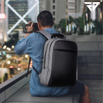Anti Theft Number Lock Backpack Bag with 15.6 Inch Laptop Compartment, USB Charging Port & Organizer Pocket for Men Women Boys Girls