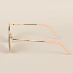 Uv Protected Cateye Sunglasses For Women (Brown Lens|Pink Frame