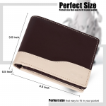 Brown/Sand Leather Wallet for Men | Wallets Men with RFID Blocking | Mens Wallet