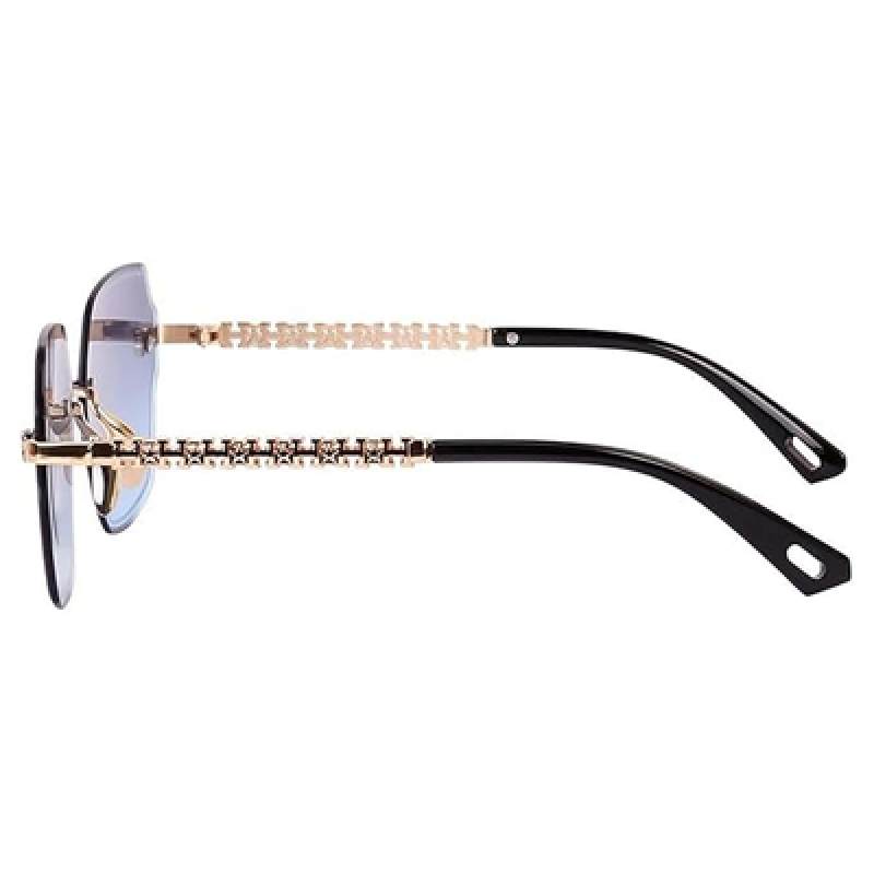 UV Protected Designer Rimless Oversized Sunglasses for Women