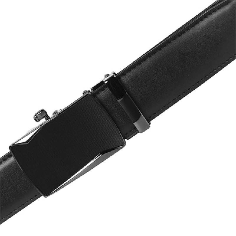 Men's Leather Auto Lock Belt