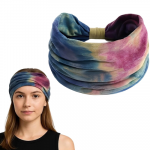 Women's Hair, Boho Headband Elastic Soft Flower Wide Headbands for Women Yoga Sport Hairbands, Hair Accessories for Everyday Sport Fitness