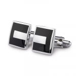 The Embellished Black Cufflinks for Men