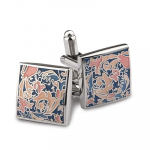 Designer Multicolor Enamel Cufflinks for Men