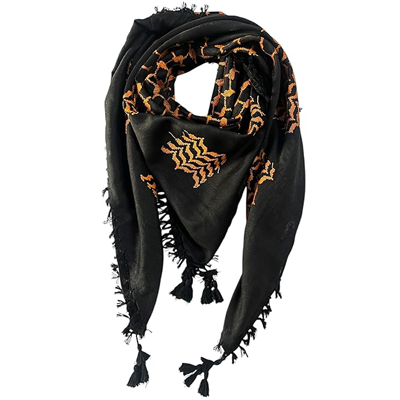 Keffiyeh Shemagh Scarf for Men – Tactical Military Desert Head Wrap | Traditional Palestinian Arafat Scarf