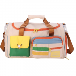 Travel Duffle Bag with Shoe Compartment for Women