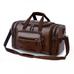 Travel Duffle -Cabin Luggage Bag for Men and Women-Vegan Leather