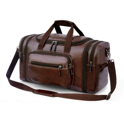 Travel Duffle -Cabin Luggage Bag for Men and Women-Vegan Leather