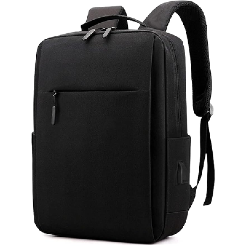 17.3 Inch Lightweight Casual Laptop Backpack with USB Charging Port for Men and Women Waterproof Backpack for Work Travel College