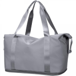 Nylon 41 Cms Imported Foldable Travel Duffle Bag for Women, Expandable Lightweight Waterproof Carry Weekender Overnight Luggage Bag (Grey)