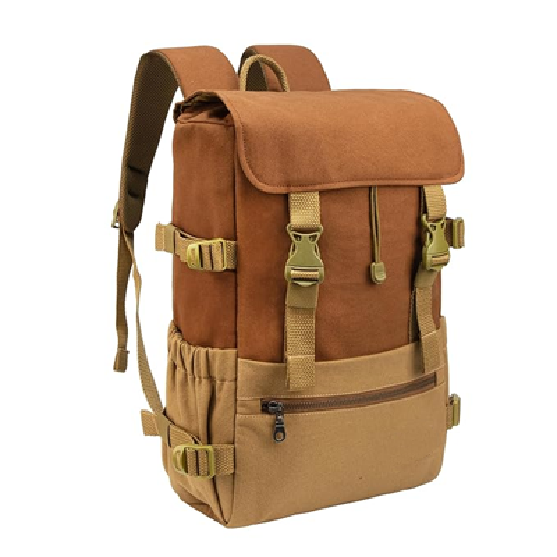 Canyon 18L Premium Canvas Laptop Backpack|Water-Resistant Fashionable Travel, Office