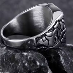 Men's Vintage Pirate Nautical Cross Band Style Biker Ring