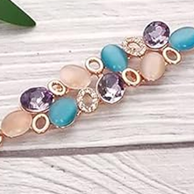 Latest Stylish Rose Gold Austrian Crystal Bracelet