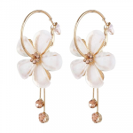 Gold Plated Floral Earrings