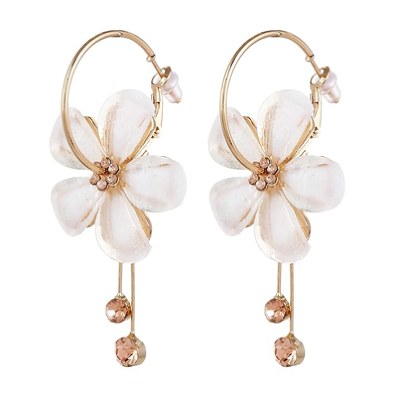 Gold Plated Floral Earrings