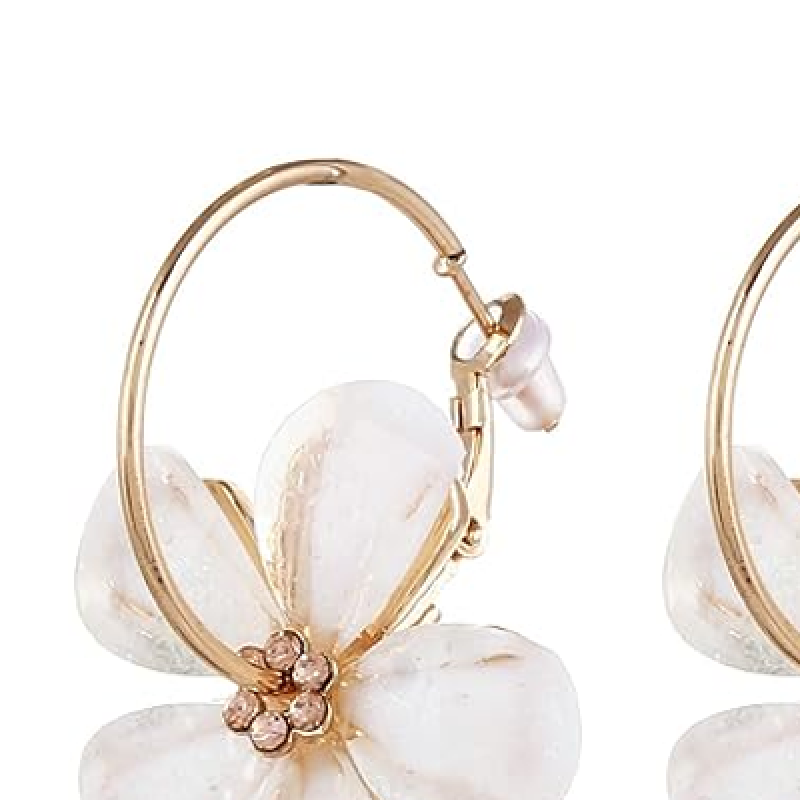 Gold Plated Floral Earrings