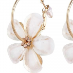 Gold Plated Floral Earrings