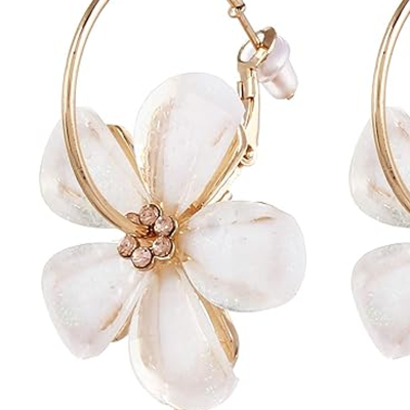 Gold Plated Floral Earrings