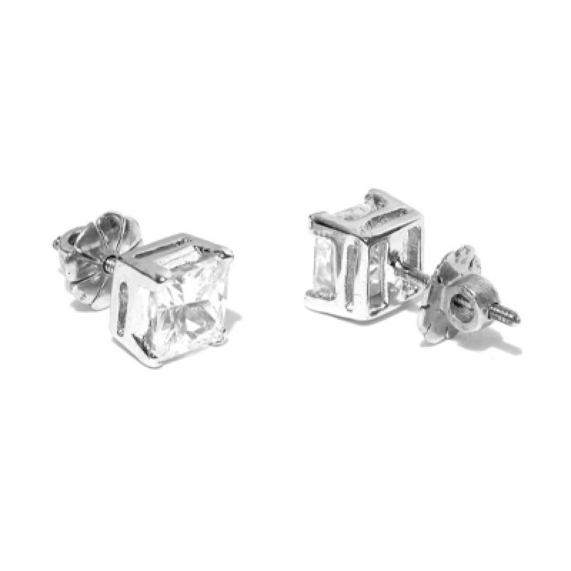 Set Of 2 Cubic Zirconia Studded Studs