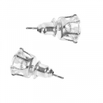 Set Of 2 Cubic Zirconia Studded Studs