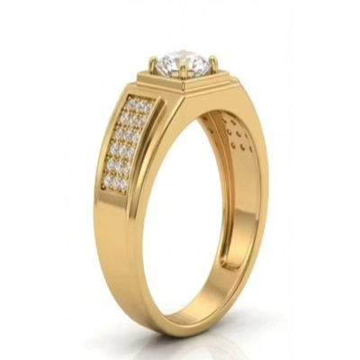Mens Ring | Ring For Boys | Gold Diamond Ring