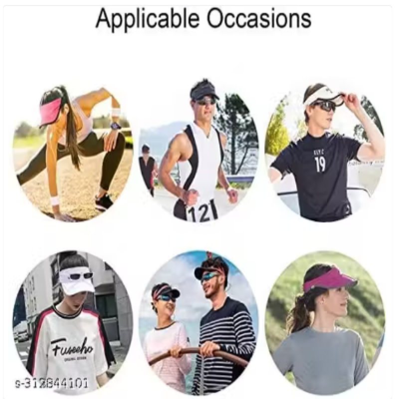 Missby Women's Sports Sun Shade Visor Cap