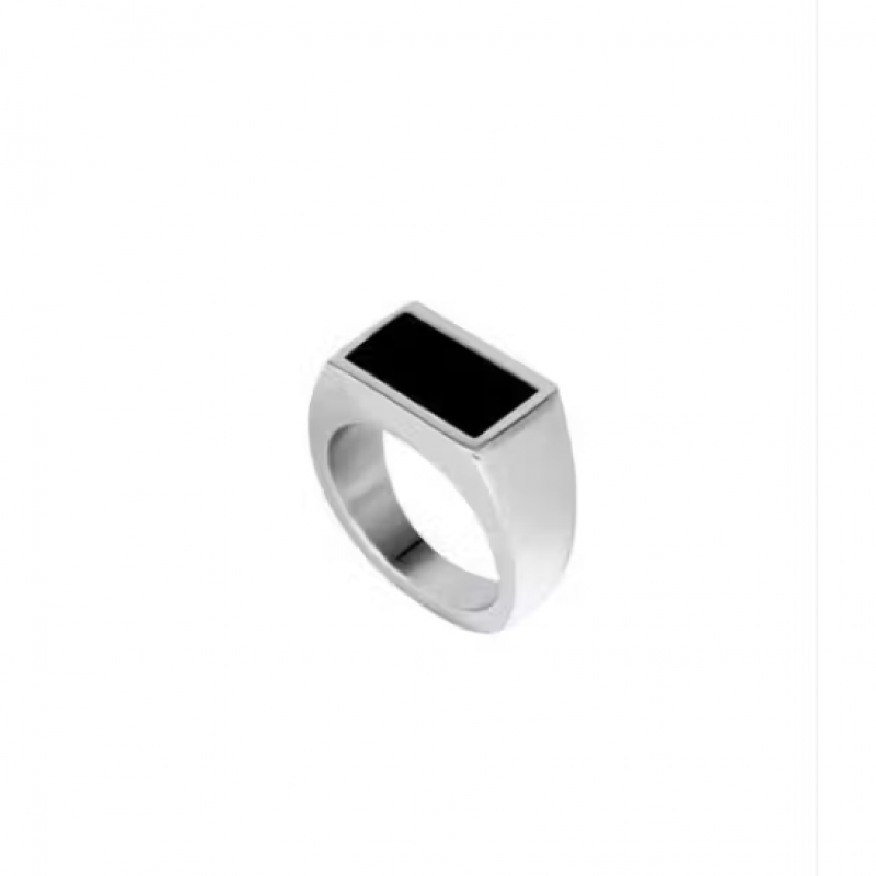 Fancy and Trendy Silver Finger Ring For Boys And Men Stylist Silver Rings combo pack (3)