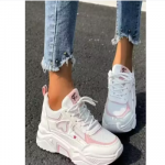 New pink love girls and women sports casual and sneaker shoes.