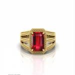 AGR 5.25 ratti Luxury Ruby (Manik) Stone Ring