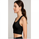 Women’s Active Gym Sports Bra with Seamless Wirefree Non-Padded Fit