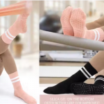 Proberos yoga socks for women 4 pairs anti slip cotton breathable ankle socks for yoga workout running daily use