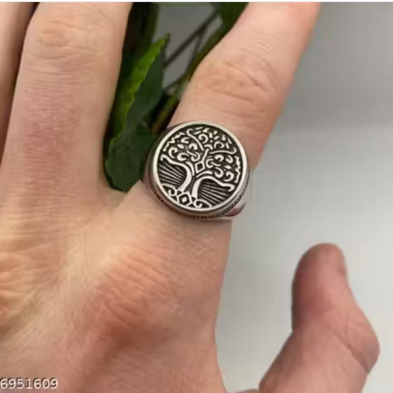 Tree of Life Signet Ring Classic Men & Women Viking Amulet Ring