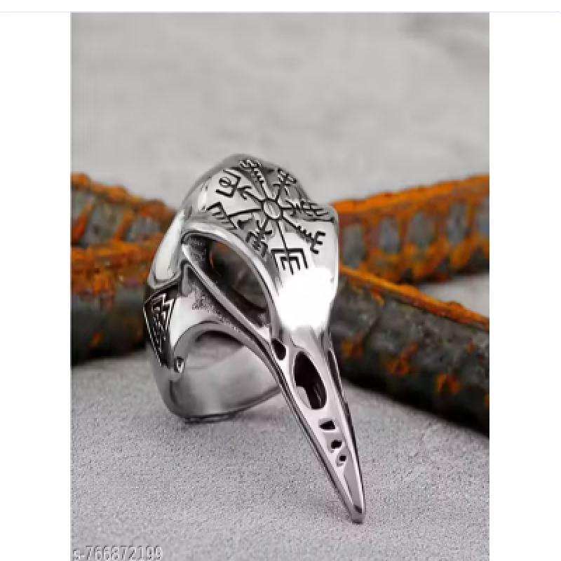 Men’s Viking Raven Skull Ring