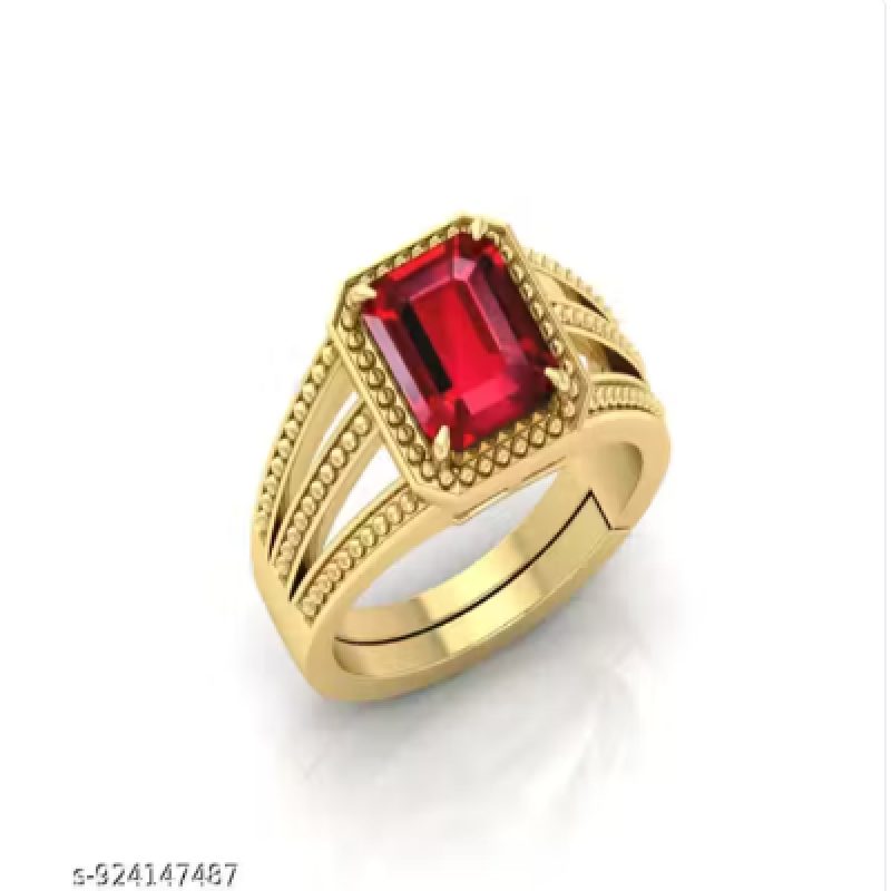 AGR 5.25 ratti Luxury Ruby (Manik) Stone Ring