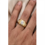 Mens Ring | Ring For Boys | Gold Diamond Ring