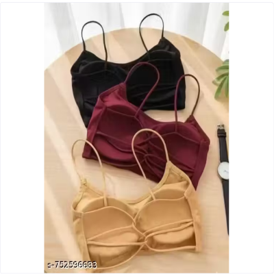 T-shirt Bra, Multiway bra, Push up bra, Slip-on bra, Bralette, minimiser bra, full figure bra, sports bra, balconette bra Pack of 3 (Skin,Black,Maroon