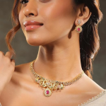 American Diamond Zirconia Necklace Set Traditional Stylish Jewellery Gift for Women & Girls