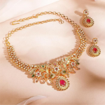American Diamond Zirconia Necklace Set Traditional Stylish Jewellery Gift for Women & Girls