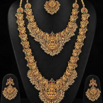 Traditional Earrings Maang Tikka Necklace Jewellery Set for Women