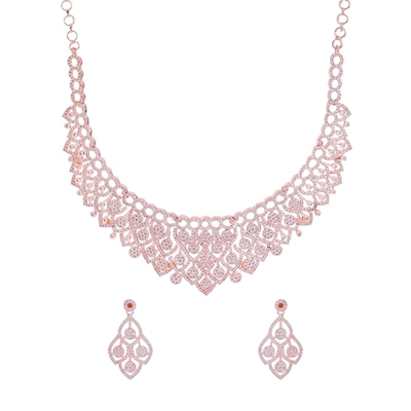 Jewellery Set for Women and Girls American Diamond Jewellery Set