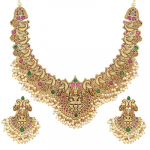 Latest Stylish Fancy Pearl Choker Traditional Jewellery Set