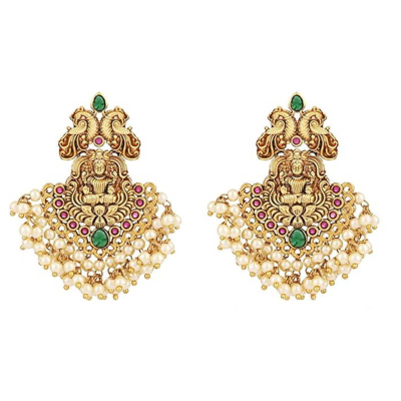 Latest Stylish Fancy Pearl Choker Traditional Jewellery Set