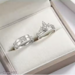 silver rings for couples