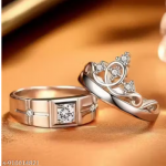 silver rings for couples