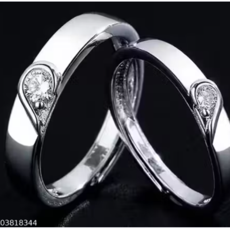 Couple heart ring set for men and women | Stylish couple ring set for men and women| Trending couple ring