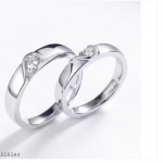 Couple heart ring set for men and women | Stylish couple ring set for men and women| Trending couple ring
