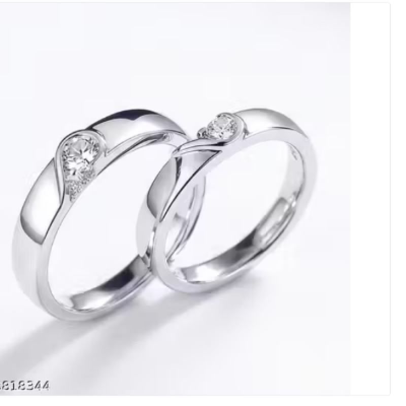 Couple heart ring set for men and women | Stylish couple ring set for men and women| Trending couple ring